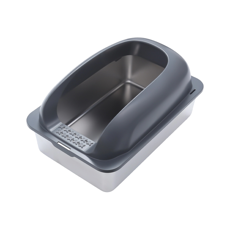 Kotak Kotoran Kucing Tebal Besar Semi Tertutup